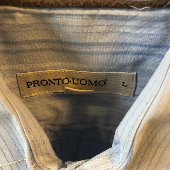 Pronto Uomo Button Up Long Sleeve Shirt - Picture 3 of 3